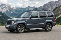 Jeep Cherokee/Liberty 2007–2013 Stranske stopnice Vision New Grey (2 kos, aluminij) fotografija 1