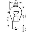 Signalna žarnica Osram 7511 P21W 24V 21W BA15s fotografija 2
