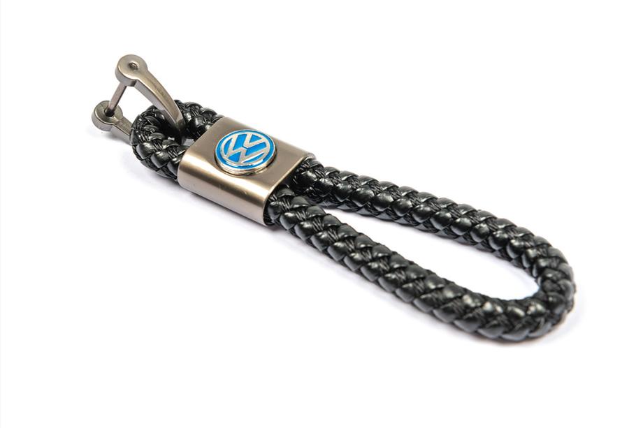 Volkswagen Usnjen obesek za ključe V1 z logotipom Volkswagen Image