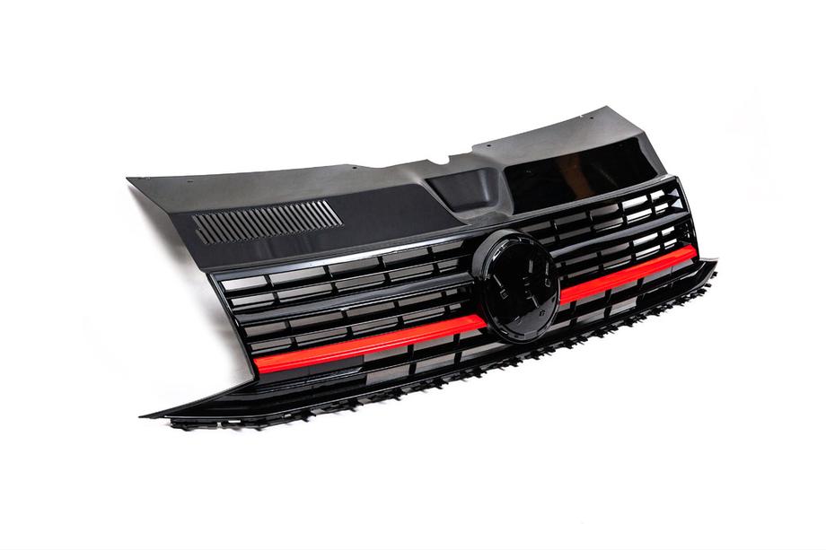 Volkswagen T6 2015–2024 Sprednja maska z rdečo črto (za emblem) Image