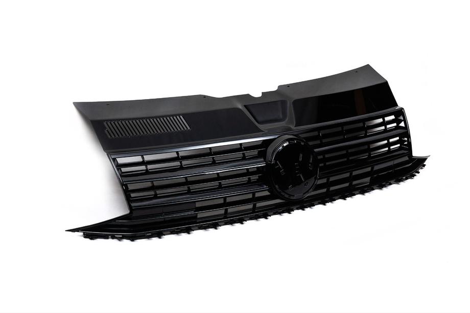 Volkswagen T6 2015–2024 Sprednja maska sijaj črna (za emblem) Image