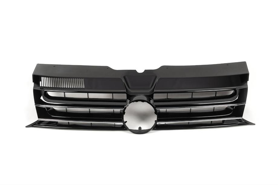Volkswagen T5 2010–2015 Sprednja maska, črna sijaj (za emblem) Image