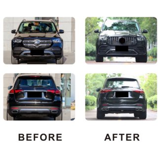 Komplet karoserijskih dodatkov AMG GLE63 (s polnim zadnjim odbijačem) Mercedes GLE W167 2018– fotografija 3