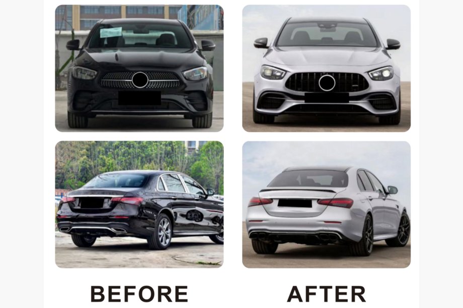 Mercedes Razred E W213 2016–2023 AMG E63 karoserijski body kit komplet (za 2020-2024) Fotografija 3