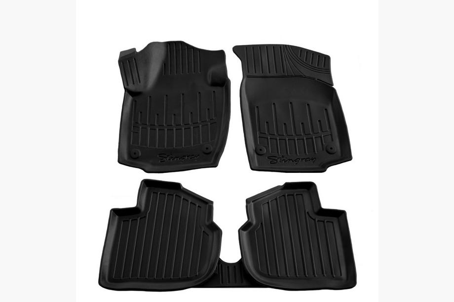 Skoda Rapid 2012–2019 Stingray 3D avto preproge (5 kos, poliuretan) Image