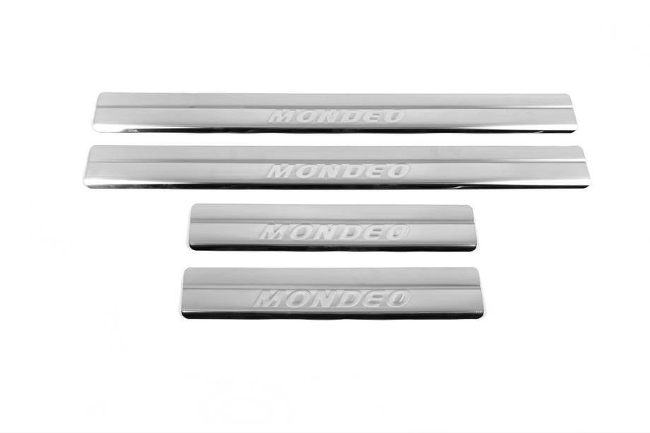 Ford Mondeo 2000–2007 Zaščitne letve pragov OmsaLine (4 kosi, inox) Image