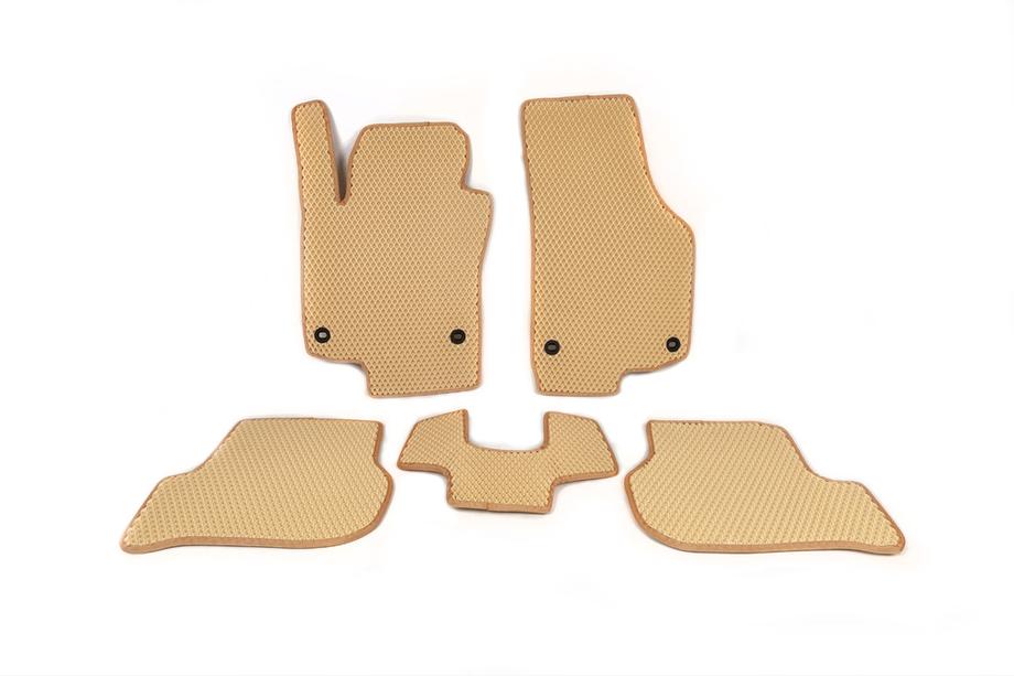Volkswagen Golf 5 2003–2009 EVA preproge za notranjost (bež) Image