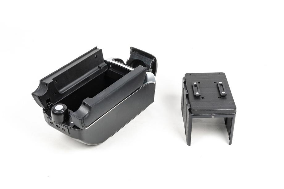 Univerzalni naslon za roke z USB (črn) Fotografija 2