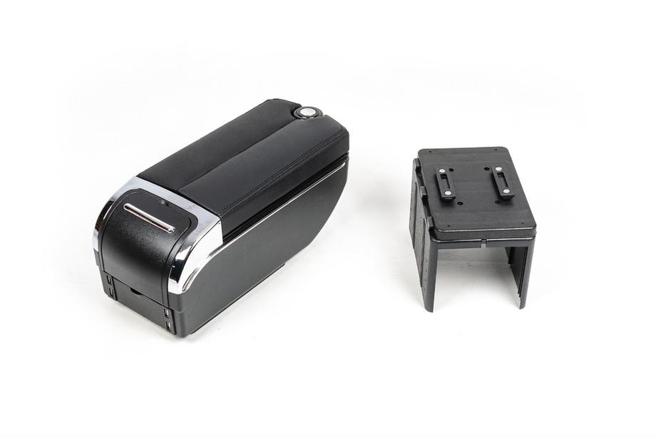 Univerzalni naslon za roke z USB (črn) Fotografija 1