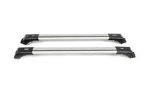 Zaklepni prečni nosilci za standardne strešne relinge Skybar V1 (2 kosa) do 110 cm, sivi fotografija 4
