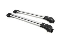 Zaklepni prečni nosilci za standardne strešne relinge Skybar V1 (2 kosa) do 110 cm, sivi fotografija 6