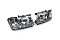 Nissan Patrol Y61 1997–2011 Sprednji žarometi Safari prozorni (2004-2008, 2 kos) fotografija 1