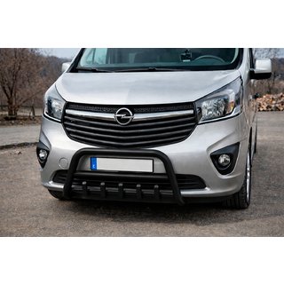 Bullbar WT003 Black (nerjavno jeklo) Fiat Talento 2016– fotografija 1