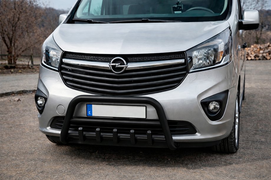 Renault Trafic 2015– Bullbar WT003 Black (nerjavno jeklo) Image