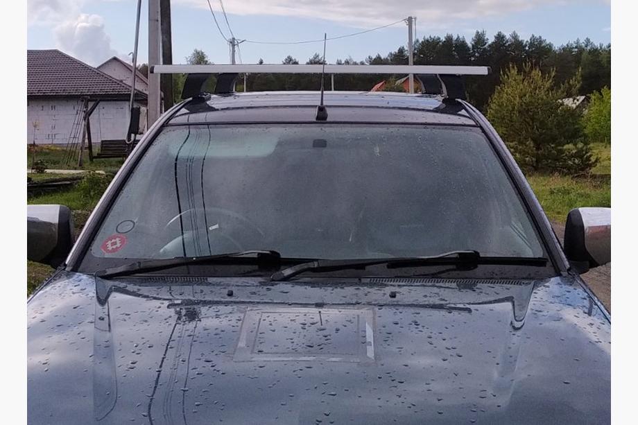 Strešni nosilci za gladko streho Erkul V4 (krom, par) Fotografija 17