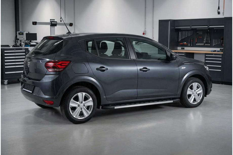 Dacia Sandero 2021– Bočne stopnice Duru (2 kosa, aluminij) Image