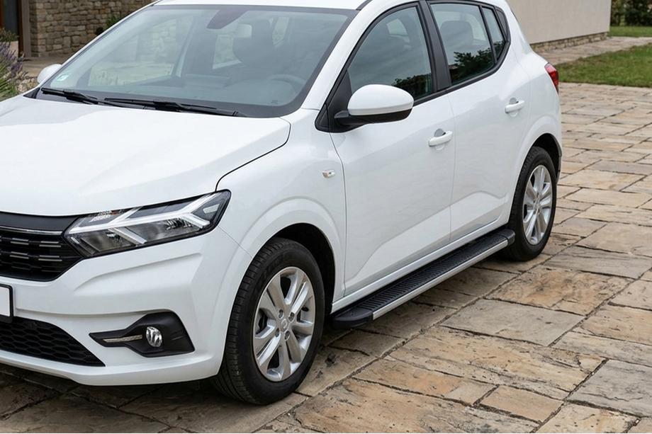 Dacia Sandero 2021– Stranske stopnice Maya V1 (2 kosa, aluminij) Image