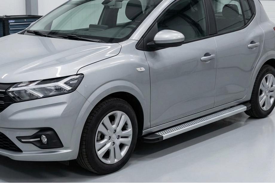 Dacia Sandero 2021– Bočne stopnice Maya V2 (2 kos, aluminij) Image