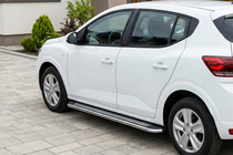 Dacia Sandero 2021– Stranske stopnice Maydos V2 (2 kosa, aluminij) fotografija 1