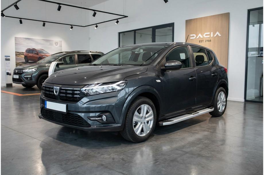 Dacia Sandero 2021– Mevsim Grey bočne stopnice (2 kos, aluminij) Image