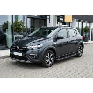 Bočne stopnice Allmond Black (2 kosa, aluminij) Dacia Sandero 2021– fotografija 1