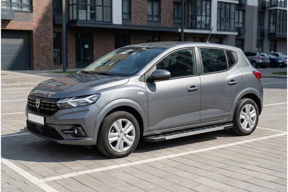 Dacia Sandero 2021– Stranske stopnice RedLine (2 kos, aluminij) Image