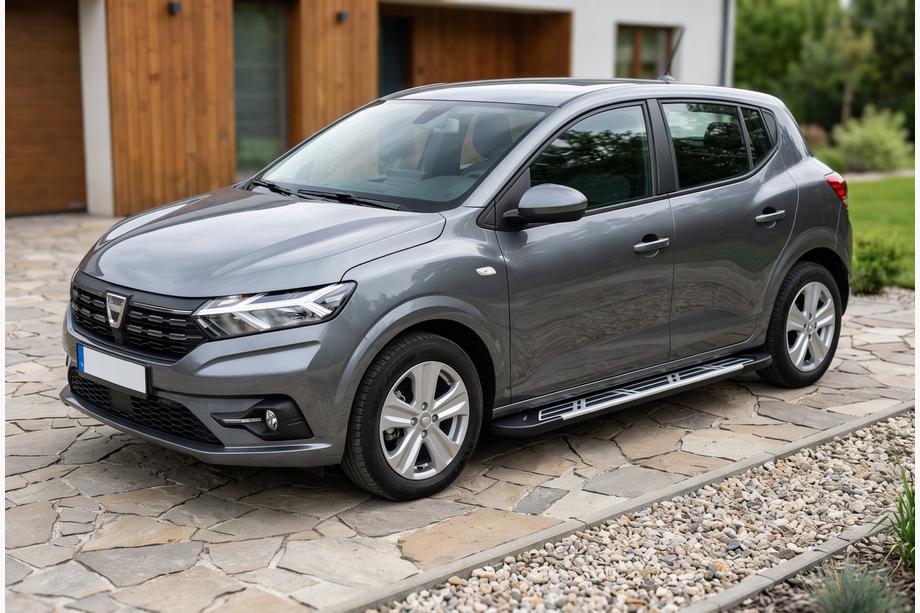 Dacia Sandero 2021– Stranske stopnice Sunrise (2 kos, aluminij) Image