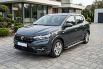 Dacia Sandero 2021– Stranske stopnice Vision New Black (2 kos, aluminij) fotografija 1