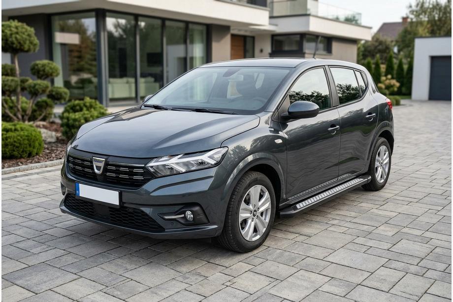 Dacia Sandero 2021– Stranske stopnice Vision New Black (2 kos, aluminij) Image