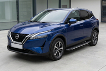 Nissan Qashqai 2021– Bočne stopnice Bosphorus Grey (2 kos, aluminij) fotografija 1