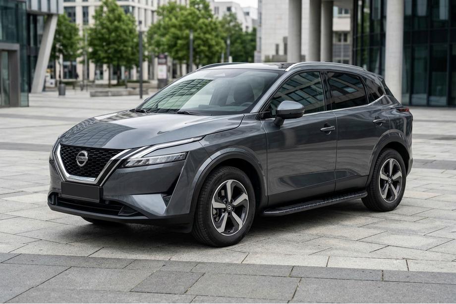 Nissan Qashqai 2021– Bočne stopnice Bosphorus Black (2 kos, aluminij) Image