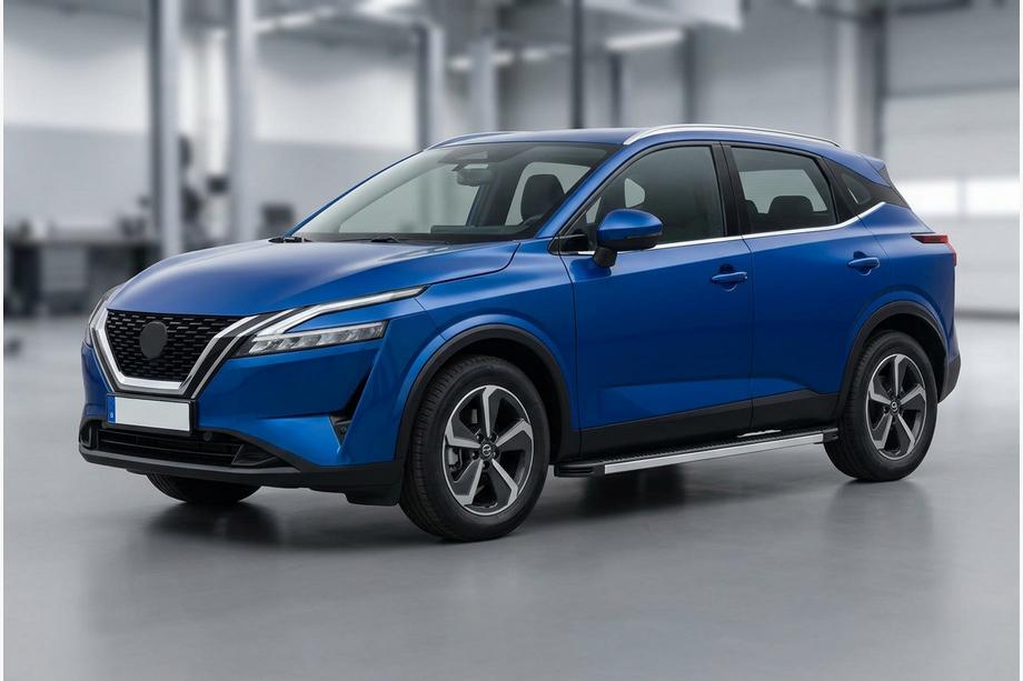 Nissan Qashqai 2021– Stranske stopnice Maya V1 (2 kosa, aluminij) Image