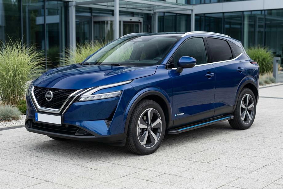 Nissan Qashqai 2021– Bočne stopnice Maya Blue (2 kos, aluminij) Image
