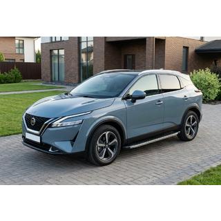 Stranske stopnice BlackLine (2 kos, aluminij) Nissan Qashqai 2021– fotografija 1
