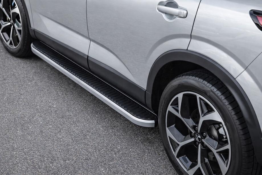 Nissan Qashqai 2021– Stranski pragovi Tayga Grey (2 kosa, aluminij) Image