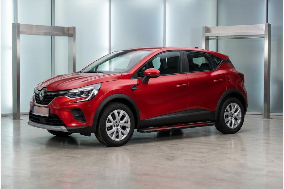 Renault Captur 2019– Bočne stopnice Maya Red (2 kos, aluminij) Image