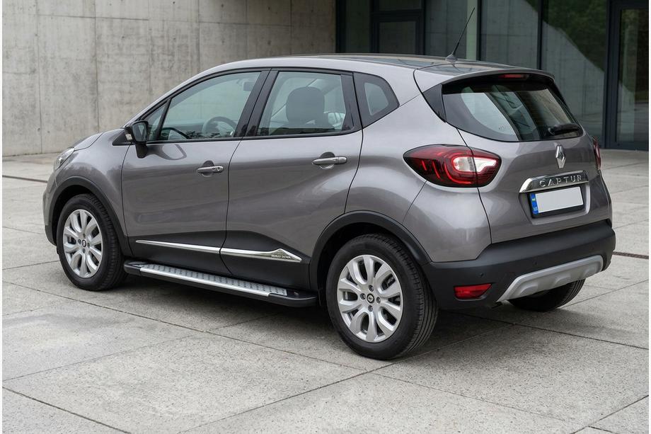 Renault Captur 2019– Stranske stopnice Allmond Grey (2 kosa, aluminij) Image