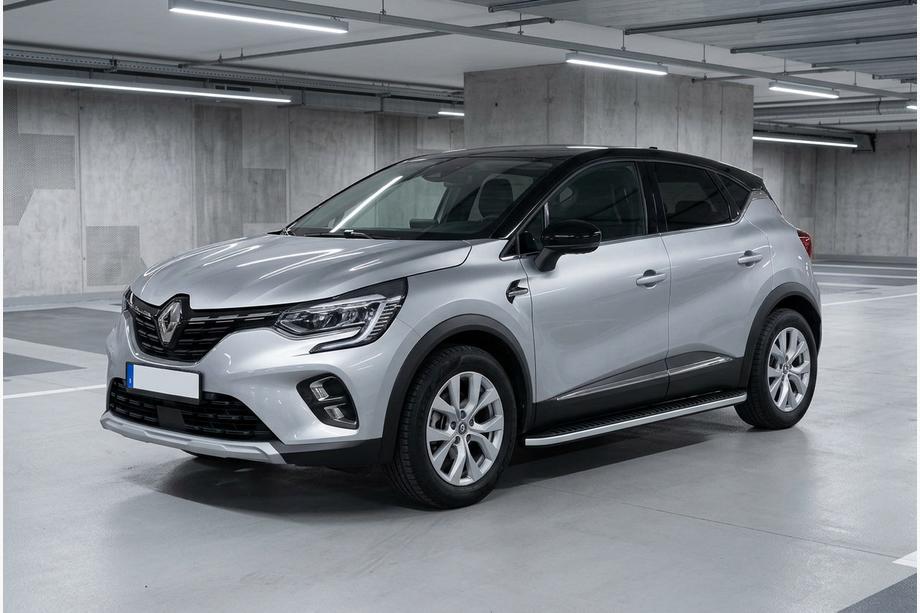 Renault Captur 2019– Stranski pragovi Tayga Grey (2 kosa, aluminij) Image