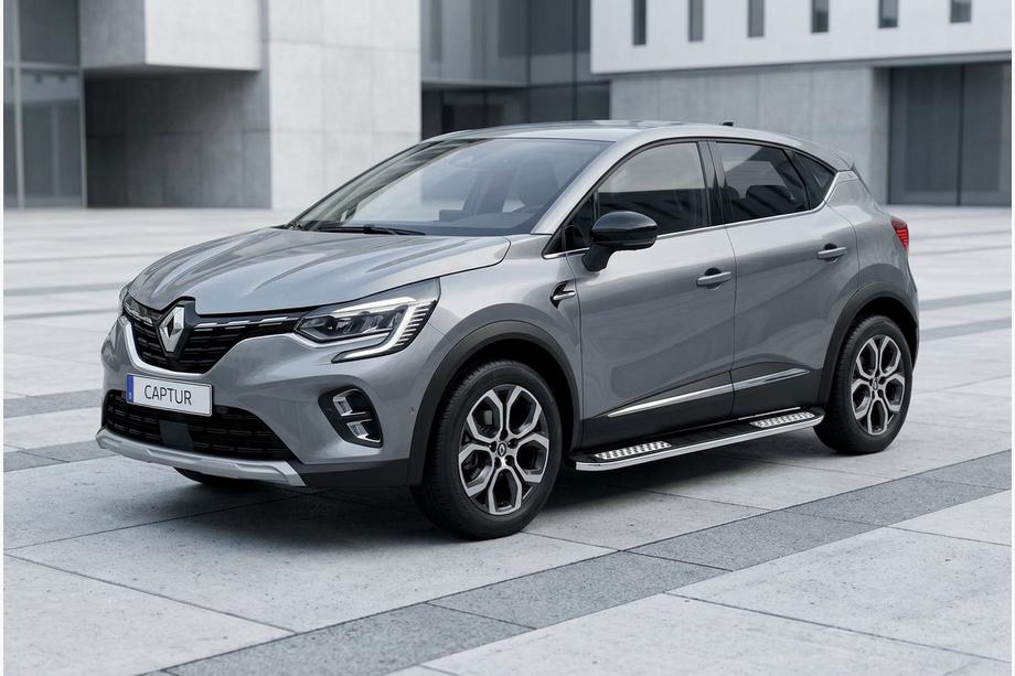 Renault Captur 2019– Stranske stopnice Tayga V2 (2 kos, aluminij) Image