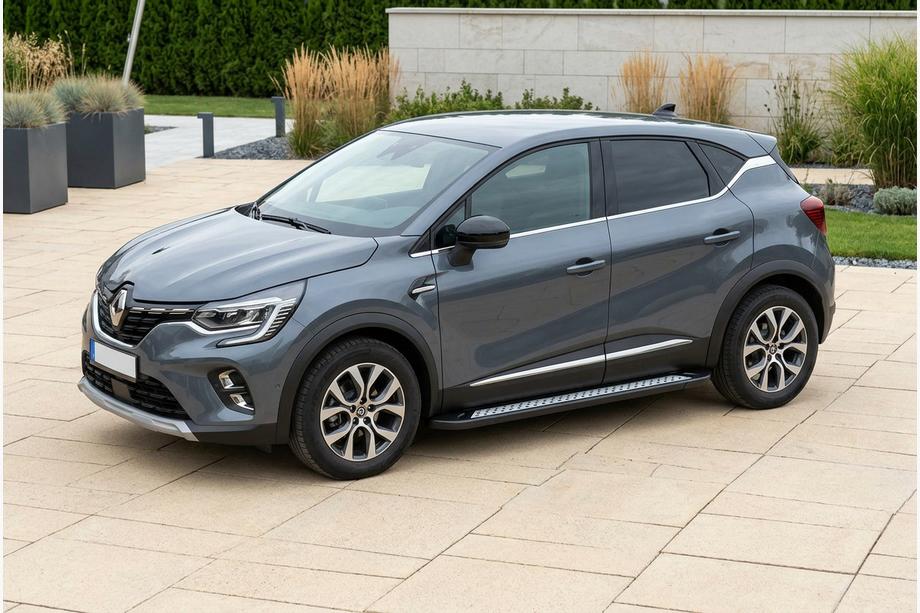 Renault Captur 2019– Stranske stopnice Vision New Black (2 kos, aluminij) Image