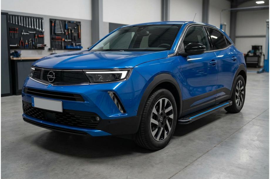 Opel Mokka 2021– Bočne stopnice Maya Blue (2 kos, aluminij) Image