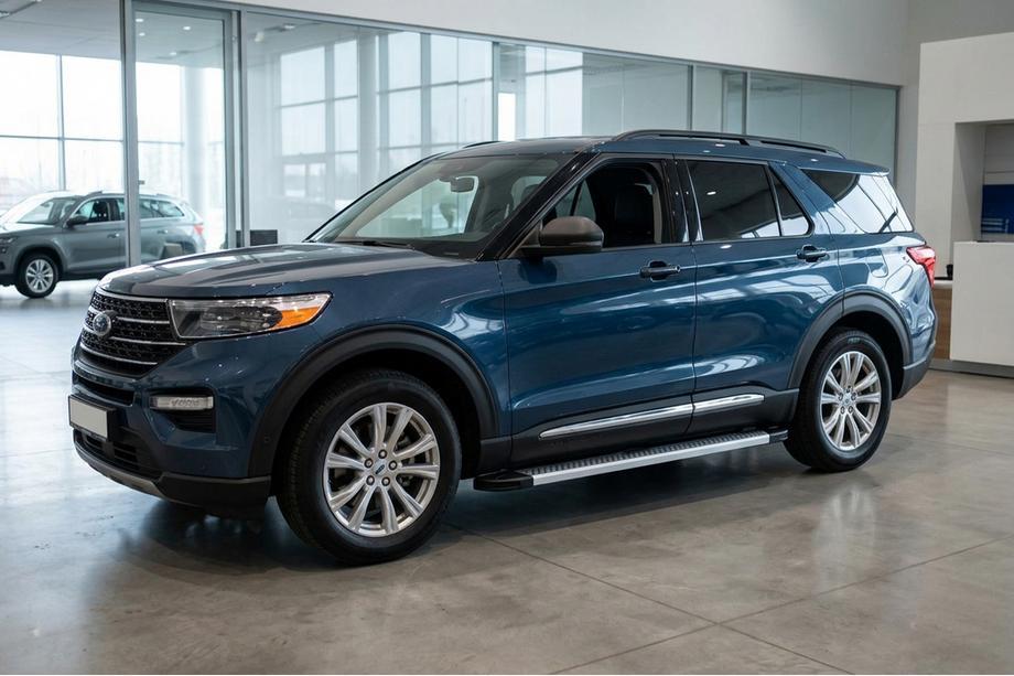 Ford Explorer 2019– Bočne stopnice Maya V2 (2 kos, aluminij) Image