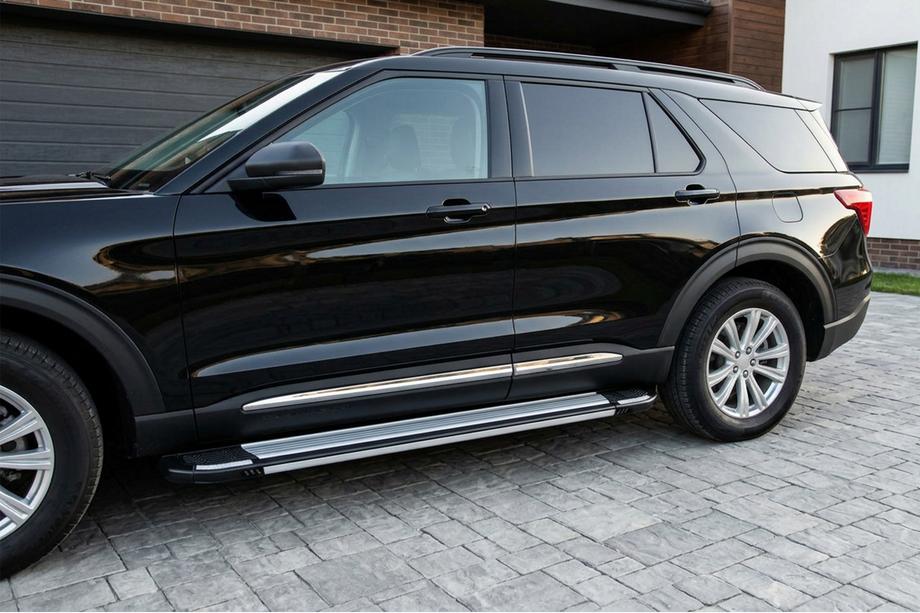 Ford Explorer 2019– Stranske stopnice Rainbow (2 kos, aluminij) Image