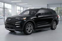 Ford Explorer 2019– Bočne stopnice Allmond Black (2 kosa, aluminij) fotografija 1