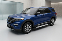 Ford Explorer 2019– Stranske stopnice Allmond Grey (2 kosa, aluminij) fotografija 1