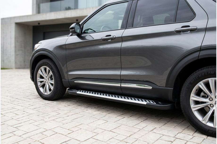 Ford Explorer 2019– Stranski pragovi Line (2 kos, aluminij) Image