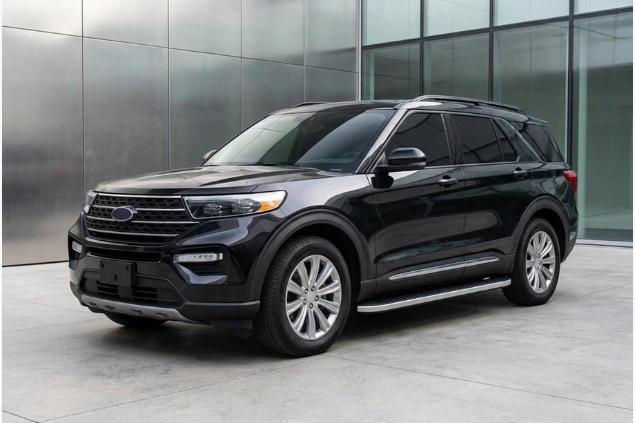 Ford Explorer 2019– Stranski pragovi Tayga Grey (2 kosa, aluminij) Image