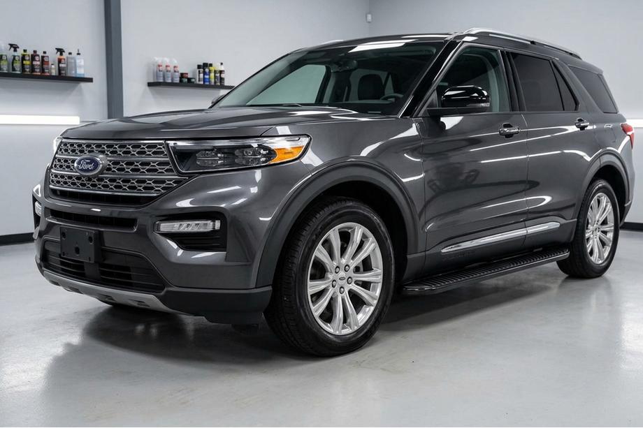 Ford Explorer 2019– Stranski pragovi Tayga Black (2 kos, aluminij) Image