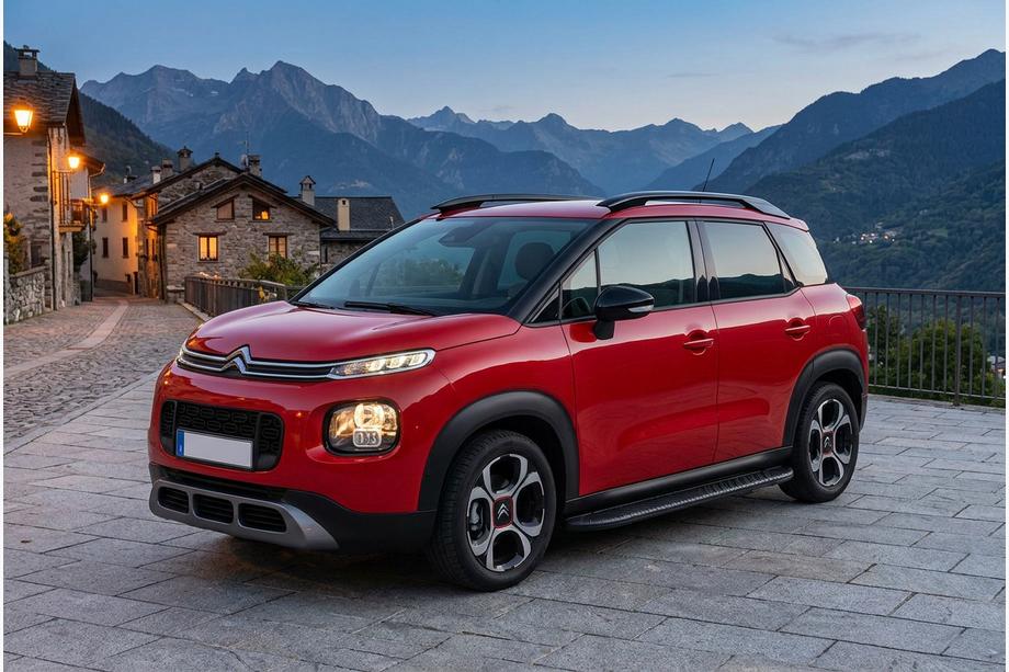 Citroen C-3 Aircross 2017–2024 Bočne stopnice Bosphorus Black (2 kos, aluminij) Image