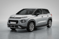 Citroen C-3 Aircross 2017–2024 Bočne stopnice Allmond Black (2 kosa, aluminij) fotografija 1